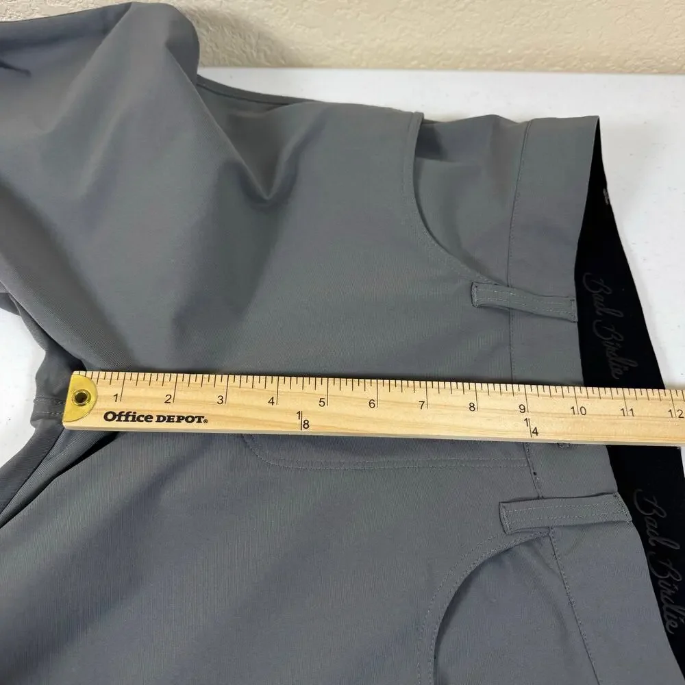 Bad Birdie Pants Mens 30x31 Gray Golf Tech Performance Stretch Solid Casual